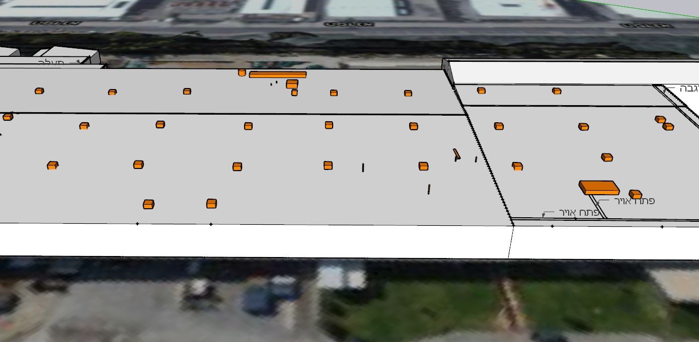 תכנון פריסה ב-SketchUp